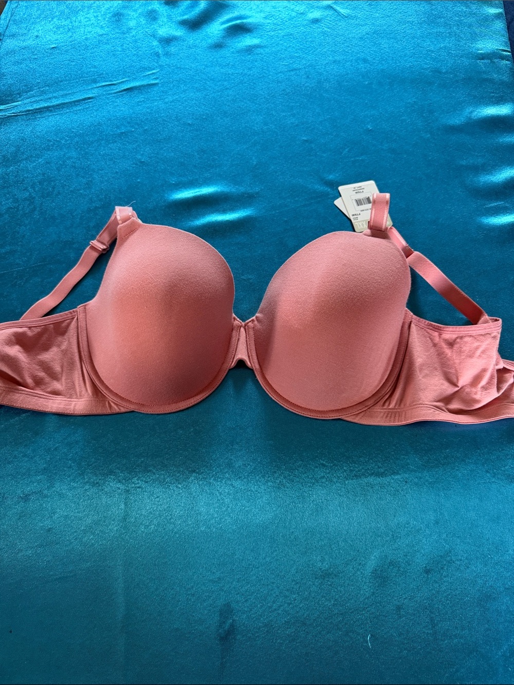 Fruit of the Loom Pink T-Shirt Bra with Light Padding - Picture 2 of 4